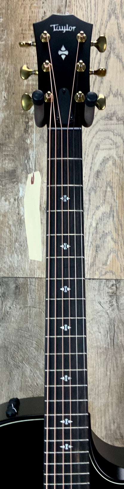 Taylor Builder's Edition 324ce V-Class Bracing Shaded Edgeburst fretboard and headstock.