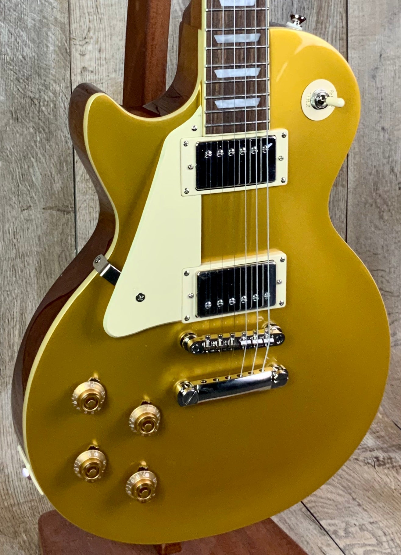 Epiphone Les Paul Standard 50s Left Hand Metallic Gold – Tone Shop