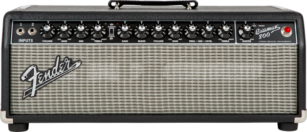 Front of Fender Bassman 800 Head.