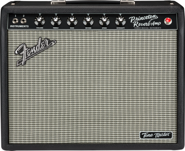 Front of Fender Tone Master Princeton Reverb.