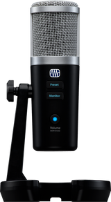 Front of PreSonus Revelator Microphone Black.