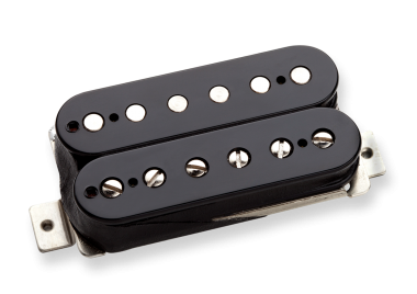 Front left angle of Seymour Duncan SH-1b '59 Model Bridge Black.