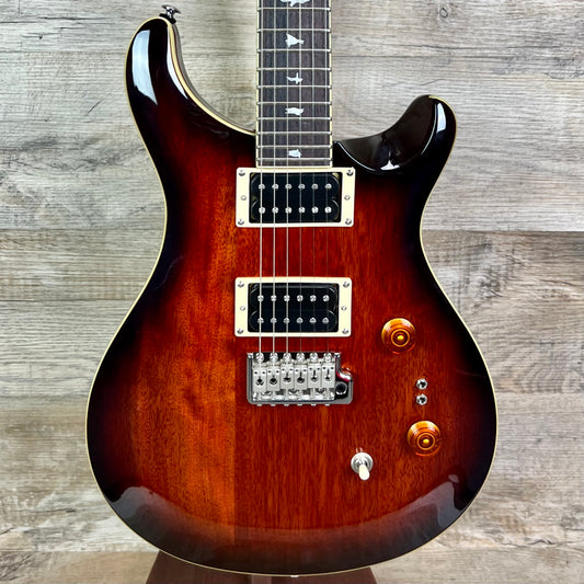 Front of PRS Paul Reed Smith SE Standard 24-08 Tobacco Sunburst.