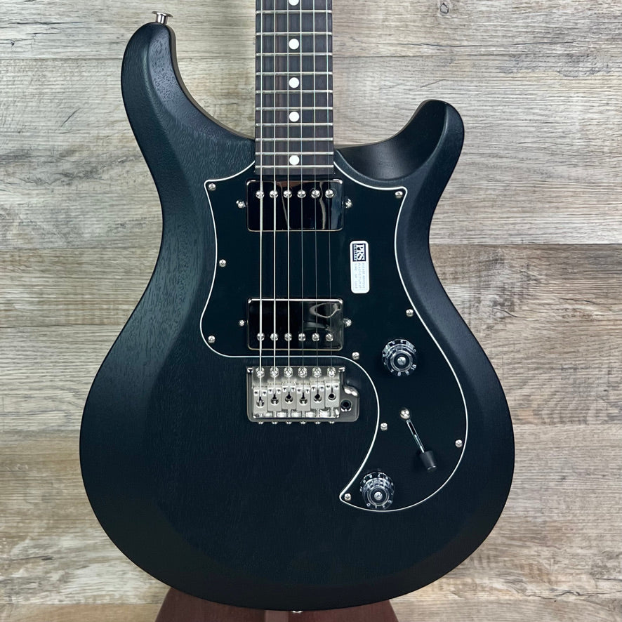 Front of PRS Paul Reed Smith S2 Standard 24 Satin Charcoal.