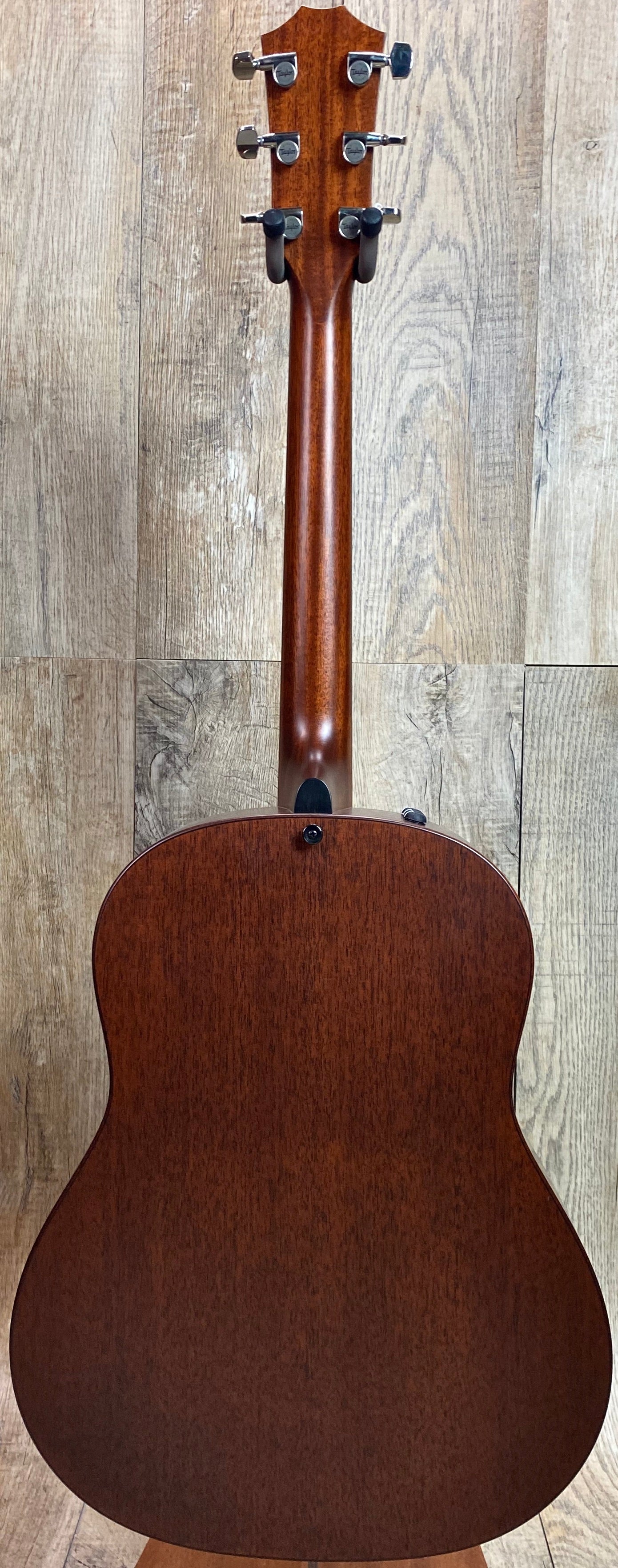 Back of Taylor Builder's Edition 517e Grand Pacific V-Class Bracing Western Honeyburst.