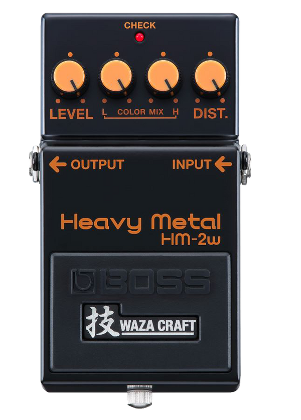 Top down of Boss HM-2W Heavy Metal Waza Craft.