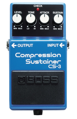 Top down of Boss CS-3 Compression Sustainer.