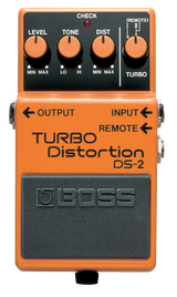 Top down of Boss DS-2 Turbo Distortion.