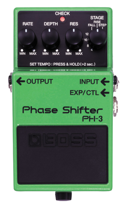 Top down of Boss PH-3 Phase Shifter.