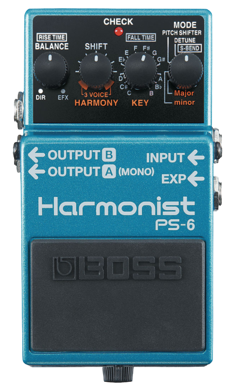 Top down of Boss PS-6 Harmonist.