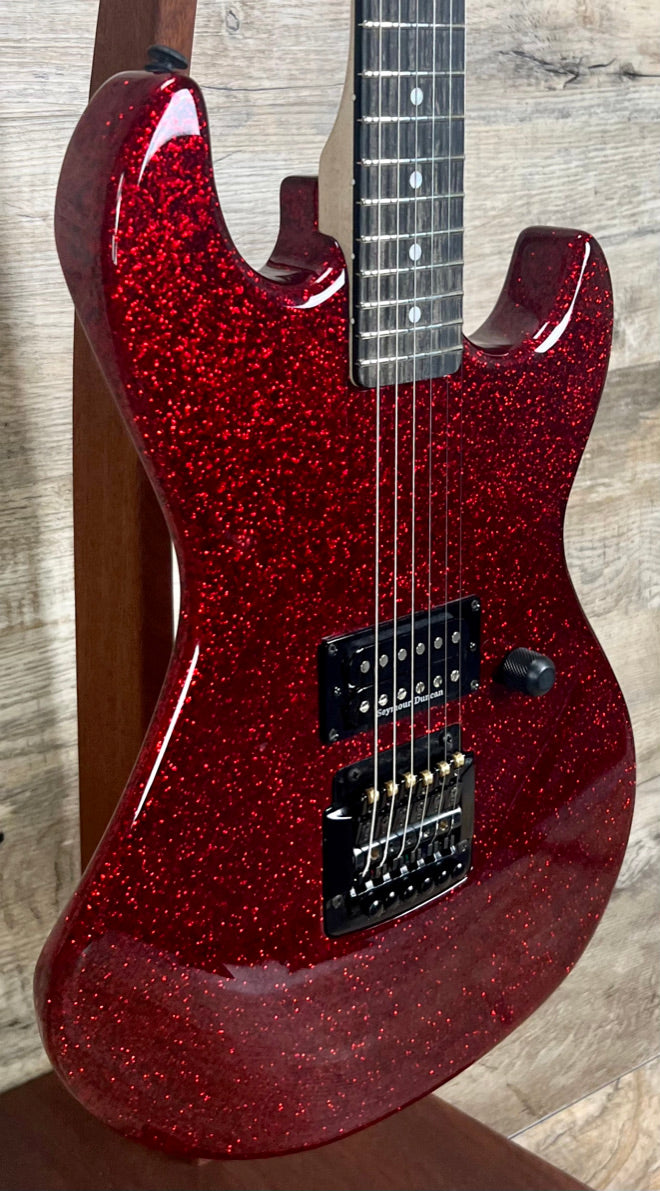 G&L Custom Shop Rampage Red Metal Flake Matching Headstock w/case