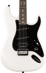 Front of Charvel Jake E Lee Signature Pro-Mod So-Cal Style 1 HSS HT RW Pearl White.