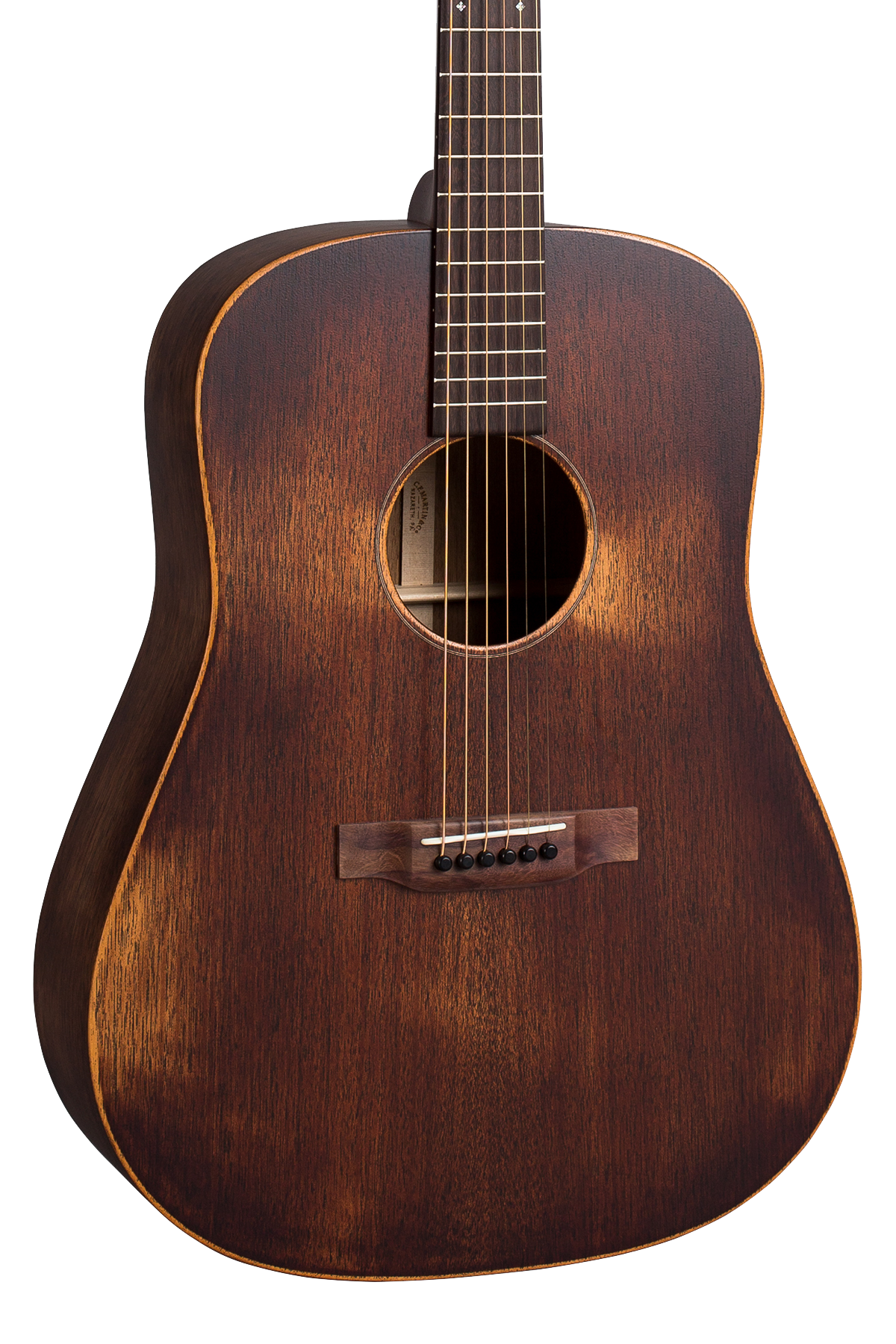 Front of Martin D-15M Street Master.