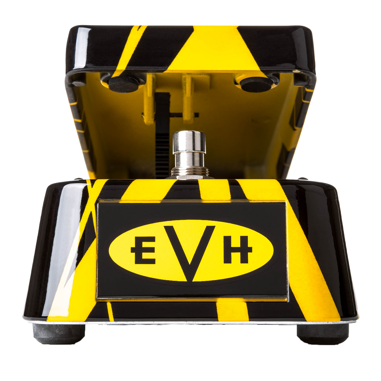 Front of Dunlop EVH95 Cry Baby Eddie Van Halen Signature Wah Pedal.