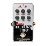 Top down of EHX Electro-Harmonix Nano Deluxe Memory Man Analog Delay.