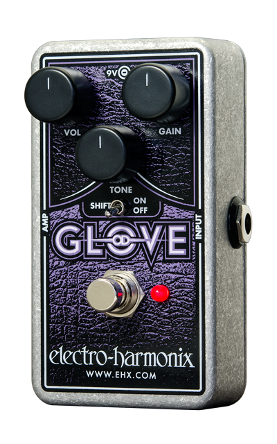 Front right angle of EHX Electro-Harmonix OD Glove.