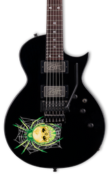 Front of ESP KH-3 Black Spider.