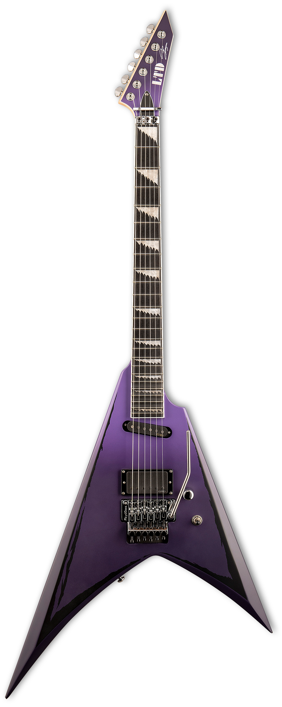 ESP LTD Alexi Ripped Purple Fade Satin w/case