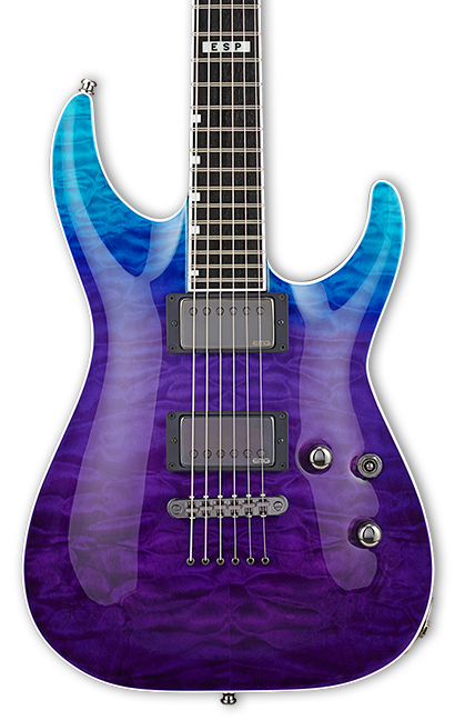 ESP E-II Horizon NT-II Blue Purple Fade w/case