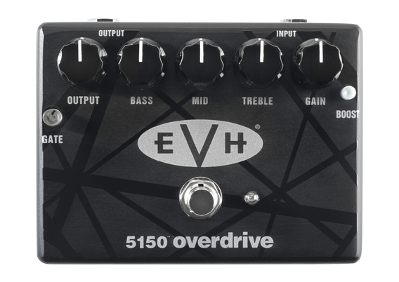 Top down of MXR EVH5150 Overdrive.