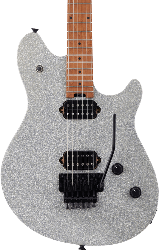 EVH Wolfgang Standard Baked Maple Fingerboard Silver Sparkle