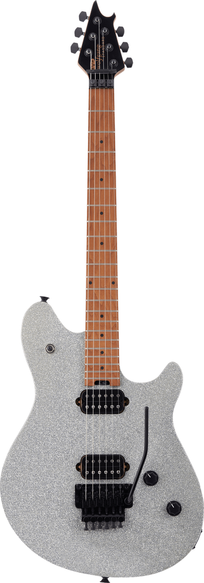 EVH Wolfgang Standard Baked Maple Fingerboard Silver Sparkle