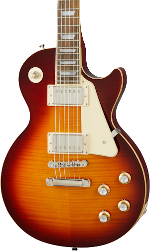Front of Epiphone Les Paul Standard '60s Iced Tea.