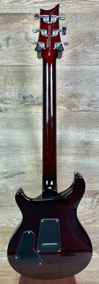 Full back of PRS Paul Reed Smith SE Standard 24-08 Tobacco Sunburst.