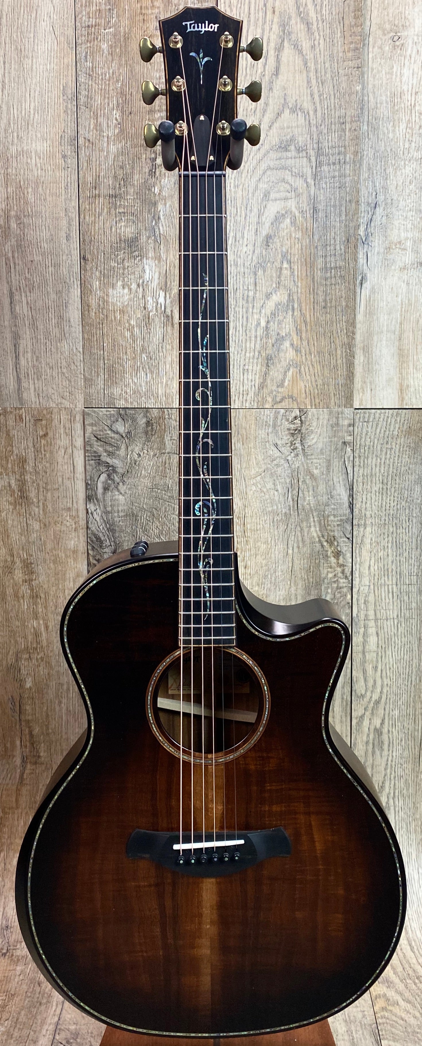 Taylor Builder's Edition K24ce Acoustic Guitar in Hawaiian koa Tone Shop Guitars Dallas
