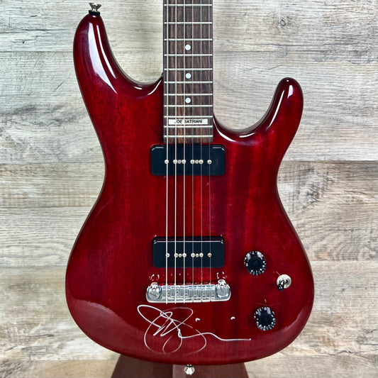 Front of Used Ibanez Joe Satriani JS700 Cherry TSU13464.