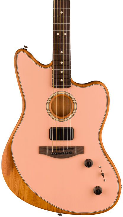 Fender Acoustasonic Player Jazzmaster RW Shell Pink w/bag