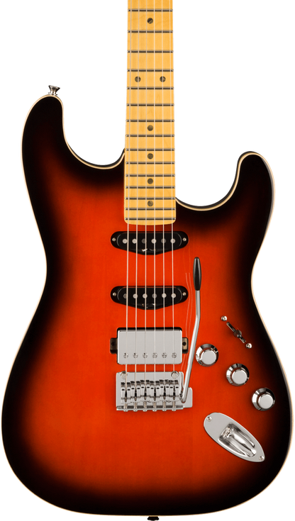 Open Box Fender Aerodyne Special Stratocaster HSS MP Hot Rod Burst w/bag