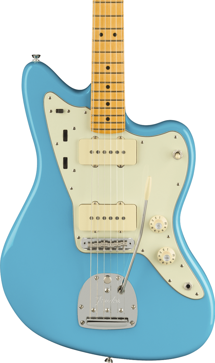Fender Jazzmaster MP electric guitar body in Miami Blue Tone Shop Guitars Dallas TX
