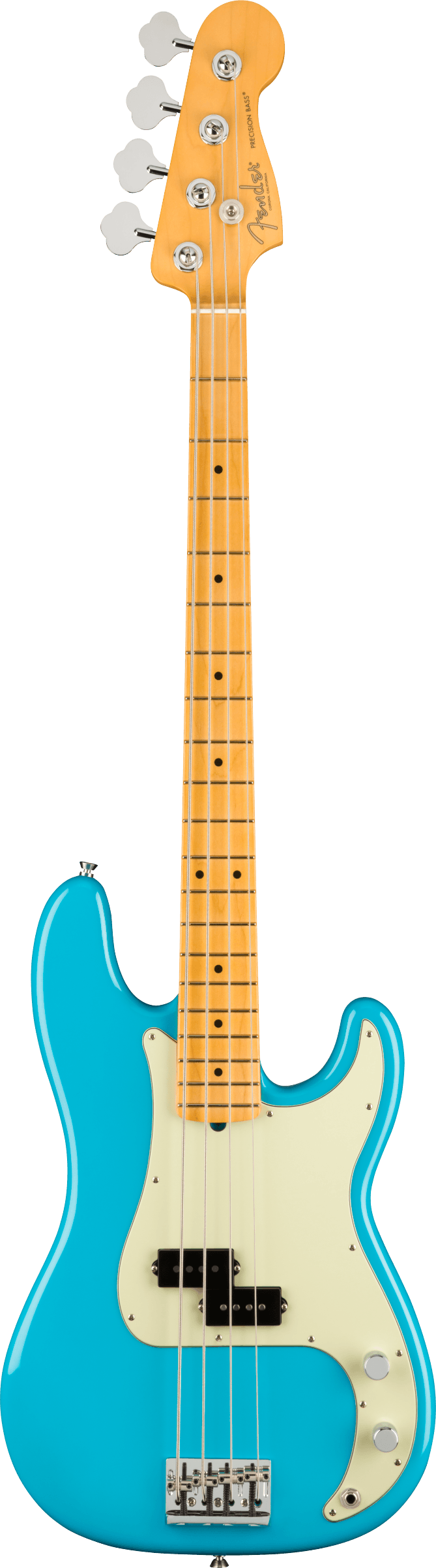 Fender Precision Bass MP in Miami Blue Tone Shop Guitars Dallas Texas