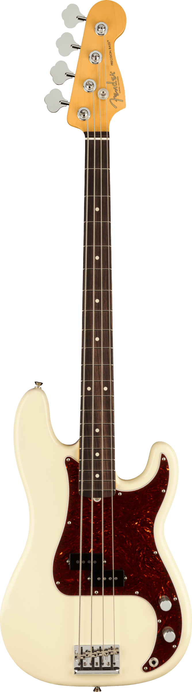 Fender Precision Bass RW in Olympic White Tone Shop Guitars Dallas Fort Worth