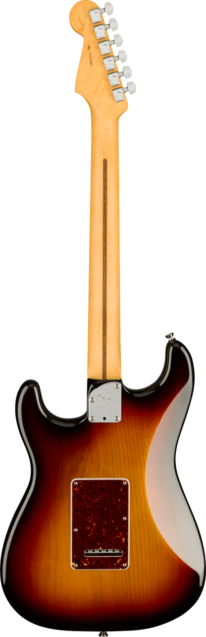 Back of Fender Stratocaster RW electric guitar in 3 Color Sunburst Tone Shop Guitars Dallas