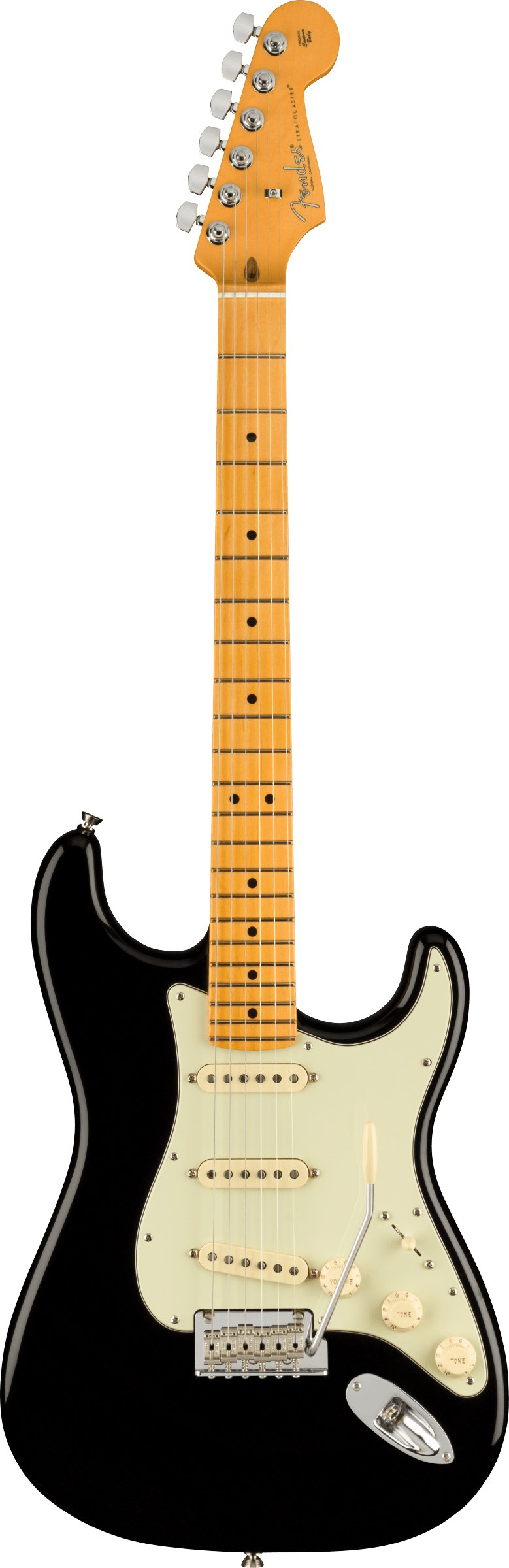 Fender Stratocaster electric guitar in Black Tone Shop Guitars Dallas Fort Worth TX