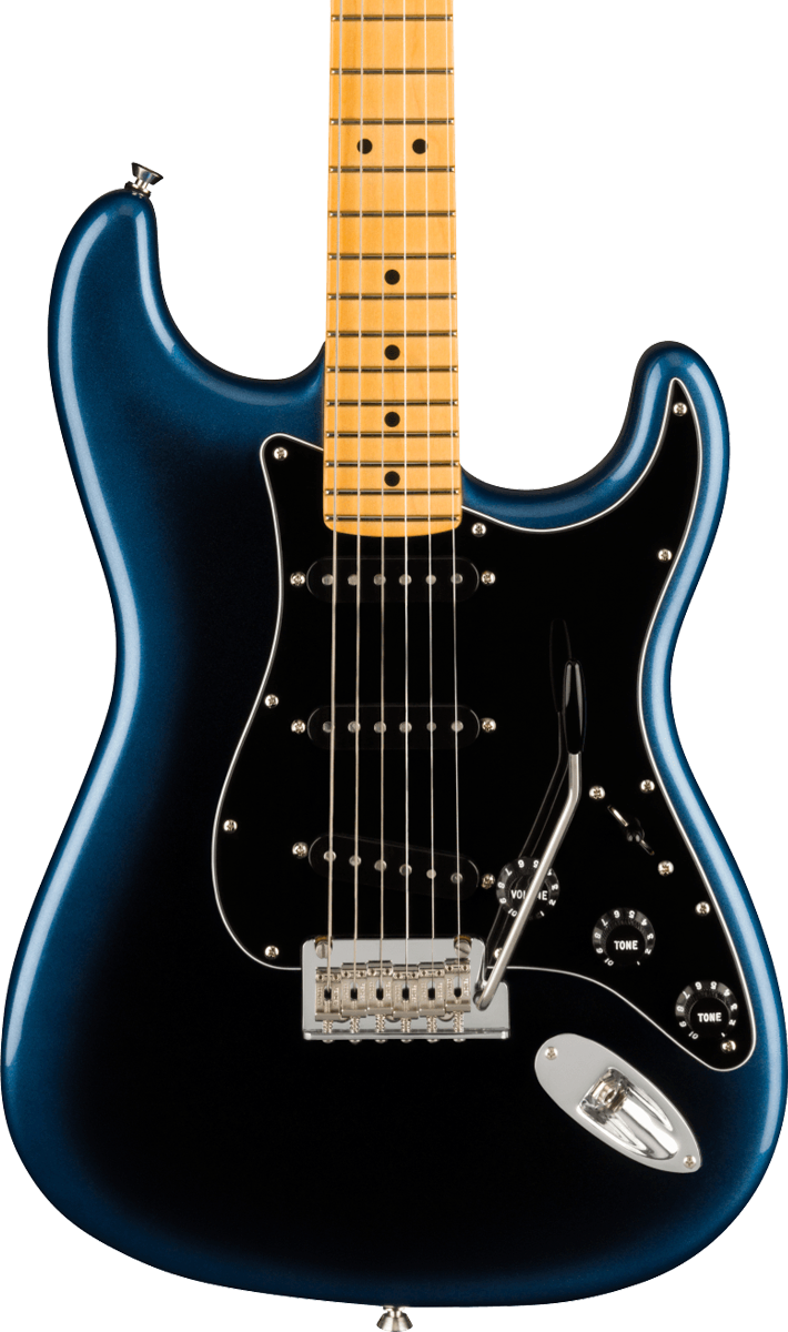 Fender Stratocaster electric guitar body in Dark Night Tone Shop Guitars Dallas Fort Worth