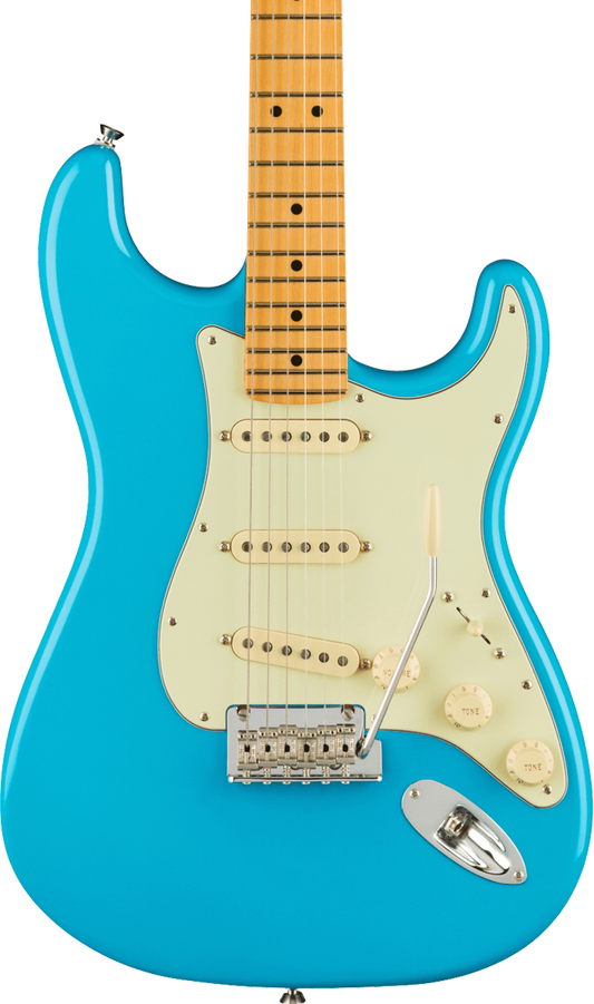 Fender Stratocaster electric guitar body in Miami Blue Tone Shop Guitars Dallas TX