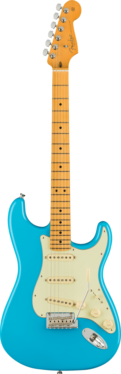 Fender Stratocaster electric guitar in Miami Blue Tone Shop Guitars Dallas TX