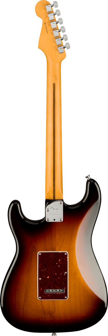 Back of Fender American Professional II Stratocaster RW 3-Color Sunburst.
