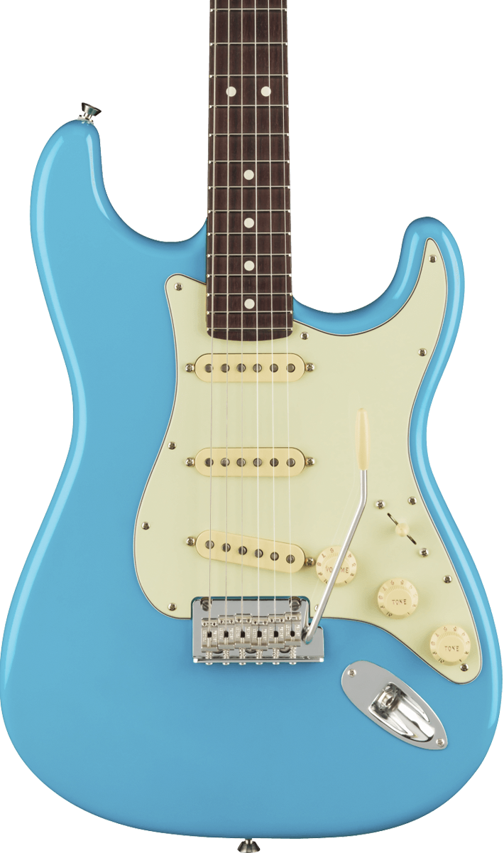 Fender Stratocaster RW electric guitar body in Miami Blue Tone Shop Guitars Dallas Texas