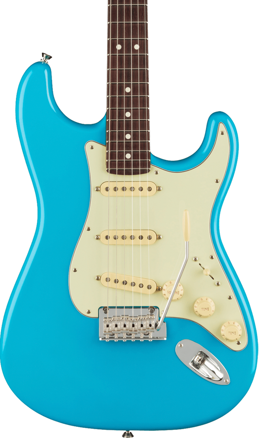 Fender Stratocaster RW electric guitar body in Miami Blue Tone Shop Guitars Dallas Texas