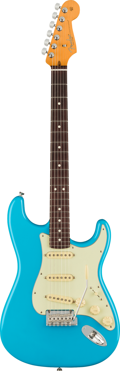 Fender Stratocaster RW electric guitar in Miami Blue Tone Shop Guitars Dallas Texas