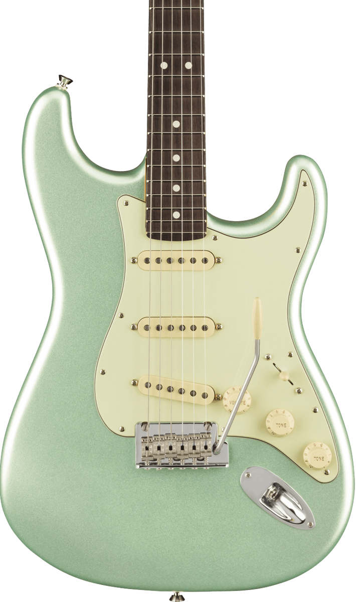 Fender Stratocaster electric guitar body in Mystic Surf Green Tone Shop Guitars DFW