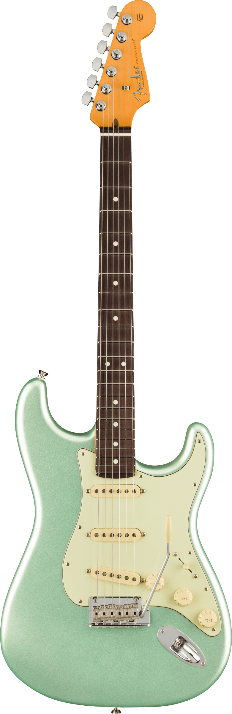 Fender Stratocaster electric guitar in Mystic Surf Green Tone Shop Guitars DFW