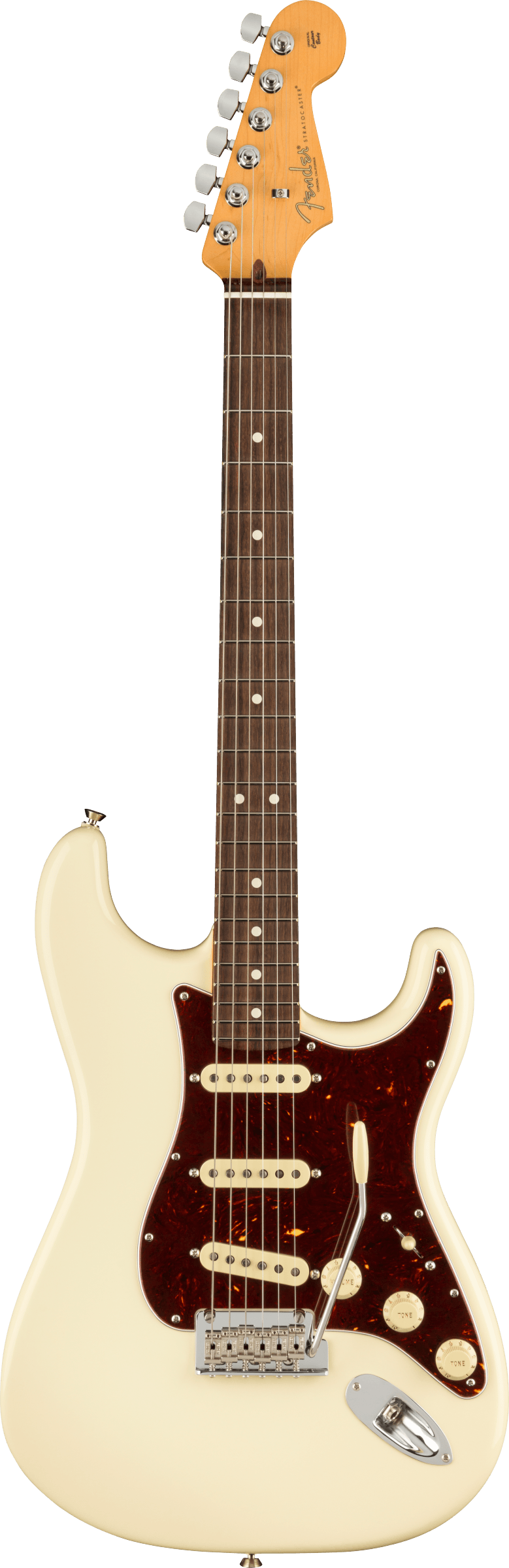 Fender Stratocaster electric guitar in Olympic White Tone Shop Guitars Dallas Texas
