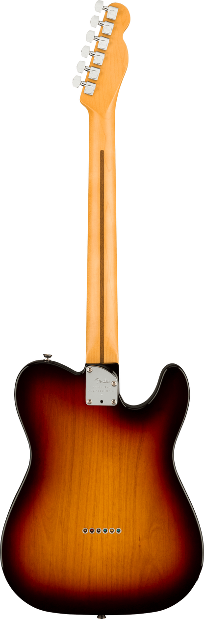 Back of Fender Telecaster Left-Hand electric guitar in 3 Color Sunburst Tone Shop Guitars DFW