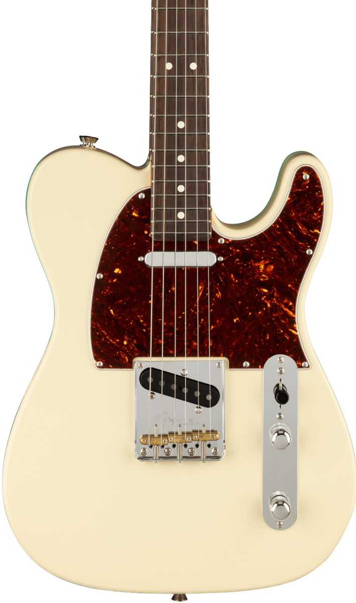 Fender Telecaster electric guitar body in Olympic White Tone Shop Guitars Dallas Texas
