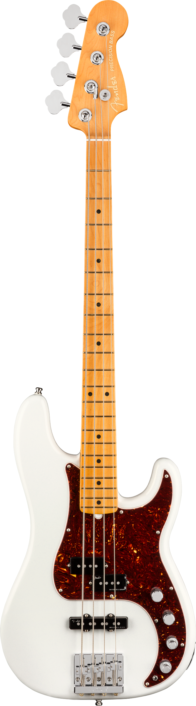 Fender American Ultra Precision Bass MP Arctic Pearl w/case
